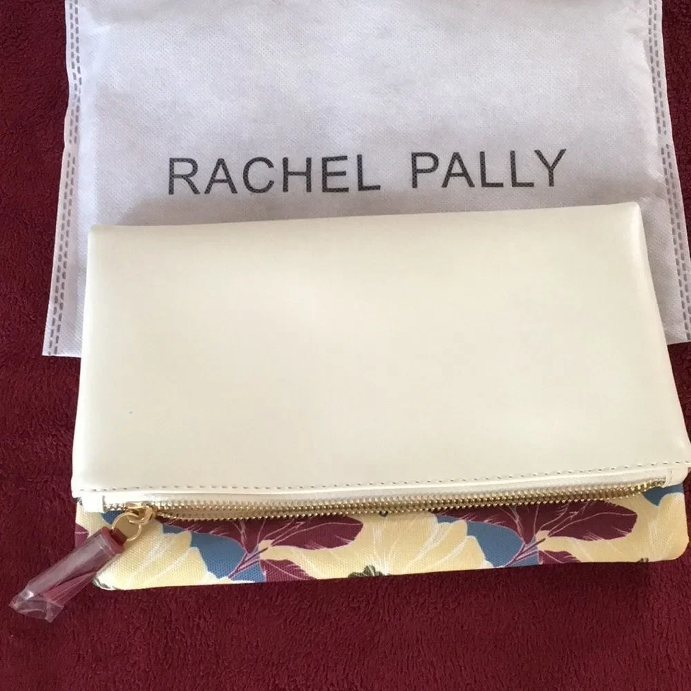 Rachel Pally BLOOM Floral Reversible Clutch. NEW. Comes With Dust bag